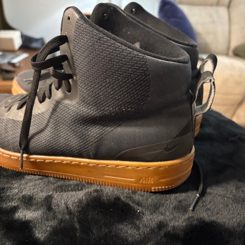 Nike Air Force 1 High 07 LV8 VT Independence Day Black Gum 776086-003 Mens 10 - Picture 4 of 7